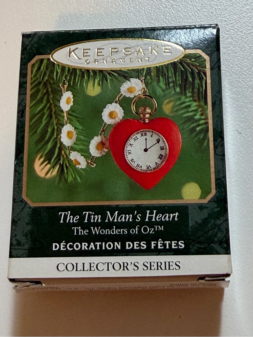 VTG 2000 Hallmark Keepsake The Tin Man’s Heart Miniature Ornament Wizard of Oz#2